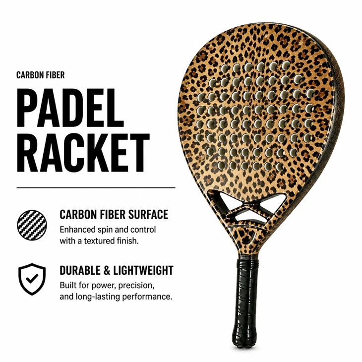 QK Carbon Fiber EVA Core Padel Racket For Female